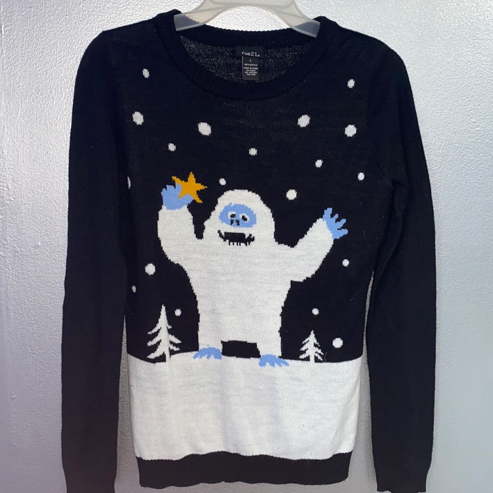 Abominable Snow Monster Christmas Sweater